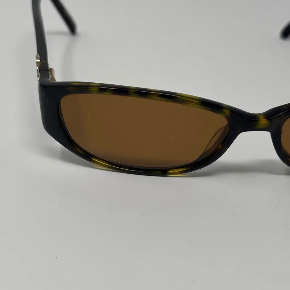 Kirkland Signature Sunglasses Girls Brown Havana‎ Oval Floral Y2K Aesthetic